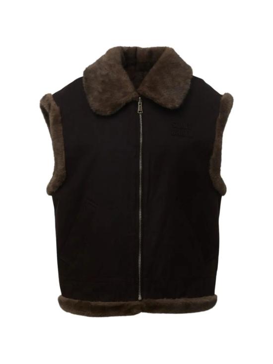 26FW 세인트바쓰 베스트 HES004 01000M 18D DARK BROWN SB PATCH