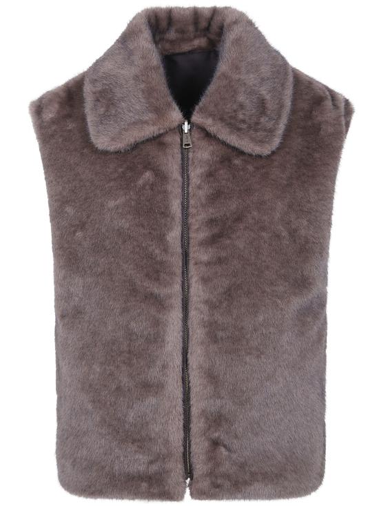 26FW 세인트바쓰 베스트 HES004 01000M 18D DARK BROWN SB PATCH - MC2 SAINT BARTH