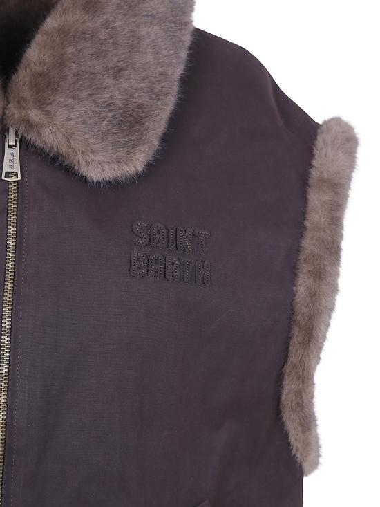 26FW 세인트바쓰 베스트 HES004 01000M 18D DARK BROWN SB PATCH - MC2 SAINT BARTH