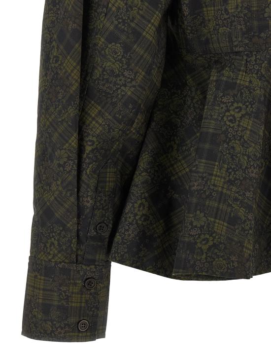 26FW 가니 블라우스 A1040505ZZ3 Green - GANNI