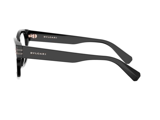 26SS 불가리 선글라스 블랙 Bv50064i 로즈 골드 오버사이즈 아세테이트 안경 - BVLGARI