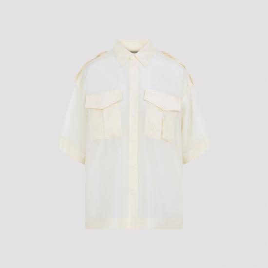 26FW 피비 파일로 셔츠 DC125 SE3515 102VA VANILLA - PHOEBE PHILO