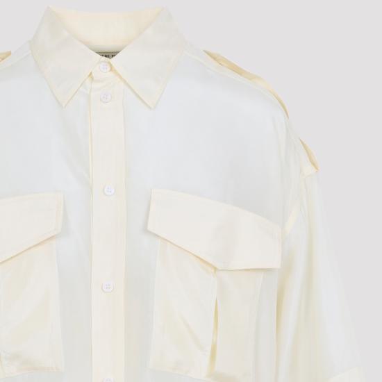 26FW 피비 파일로 셔츠 DC125 SE3515 102VA VANILLA - PHOEBE PHILO