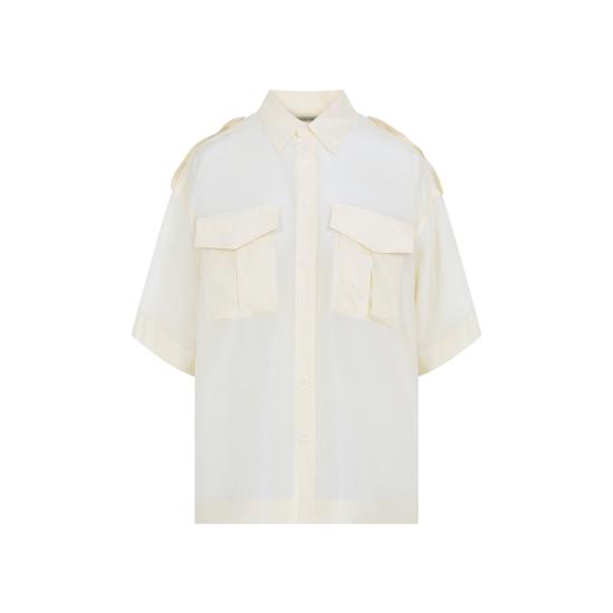 26FW 피비 파일로 셔츠 DC125 SE3515 102VA VANILLA - PHOEBE PHILO