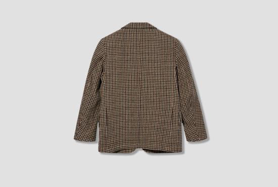 26FW 드레익스 수트 자켓 MKVII 트위드 하운드체크 게임즈 블레이저 DR2A2F 26534-01 브라운 - DRAKE'S