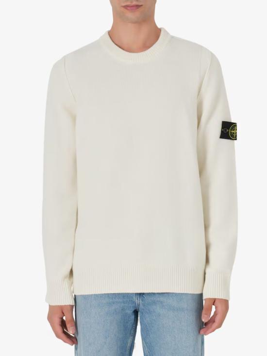 26FW 스톤 아일랜드 크루넥 스웨터 L2S155100011S01C4 V0093 BIANCO - STONE ISLAND