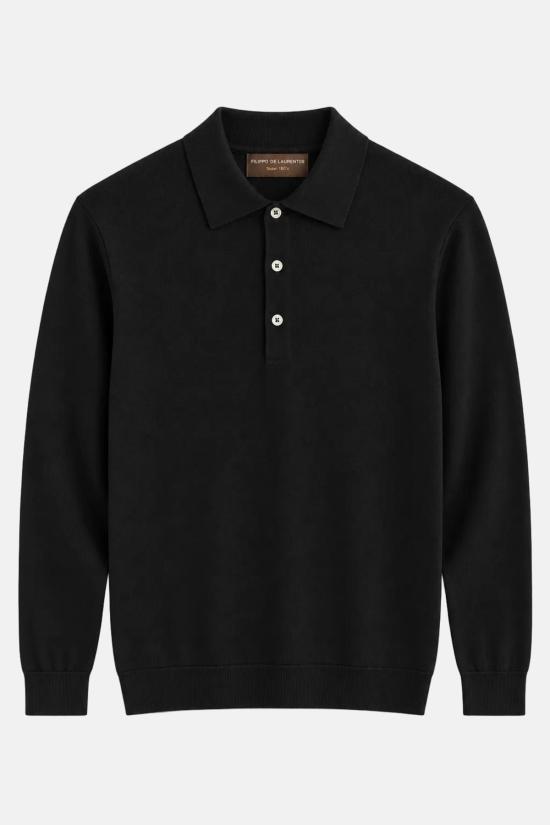  필리포 드 로렌티스 스웨터 PL1ML 18021R 990 BLACK