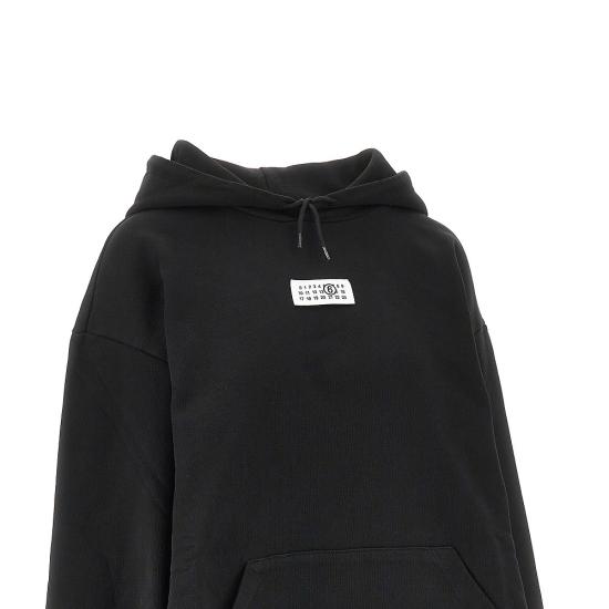 26FW MM6 메종마르지엘라 코튼 후디드 스웨트셔츠 S52GU0235M25025 Black - MM6 MAISON MARGIELA