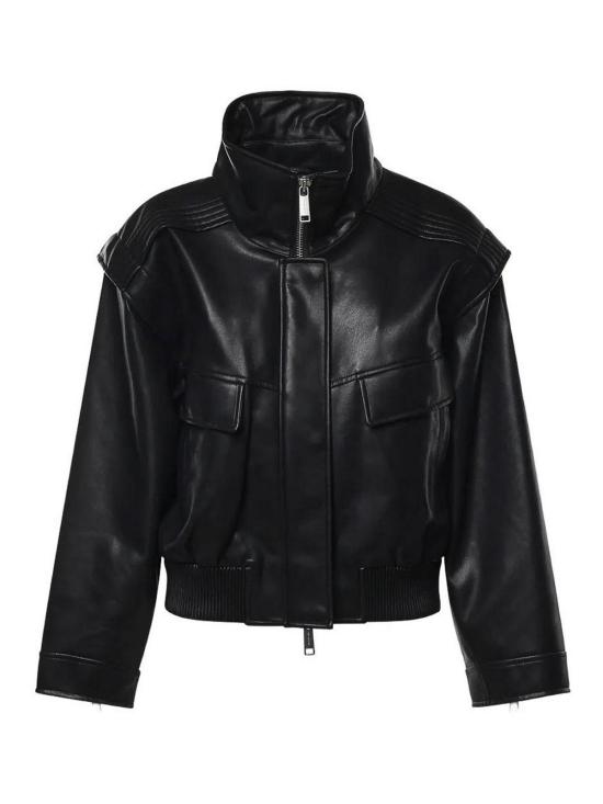 26FW 셀프 포트레이트 봄버 자켓 AW26120JB BLACK