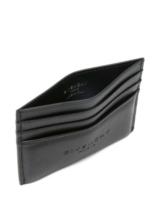 26FW 지방시 레더 안티고나 스탬프 카드 홀더 BK60G0K21L001BLACK - GIVENCHY