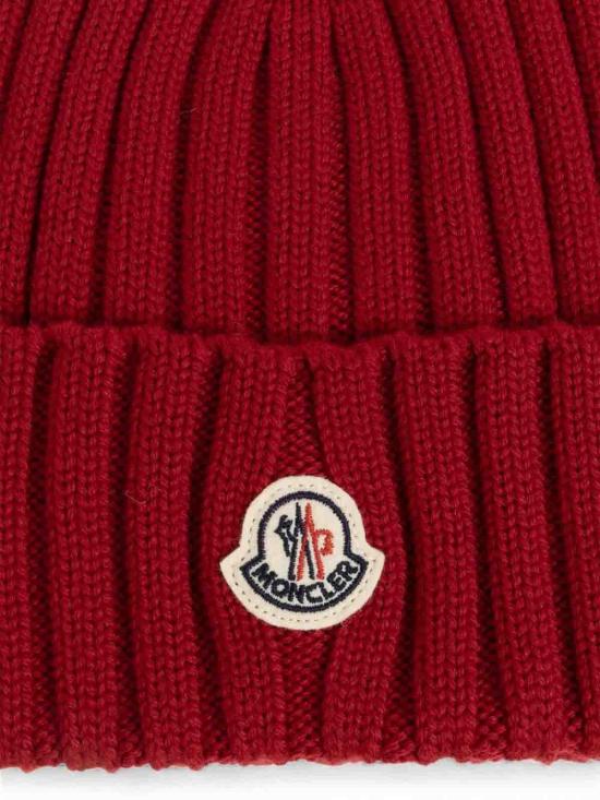 26FW 몽클레어 로고 울 비니 L20933B00036A9327456 NONE - MONCLER