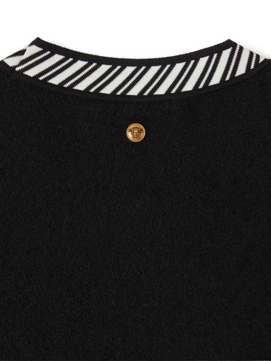 26FW 베르사체 탑 10263881A183311B000 BLACK - VERSACE