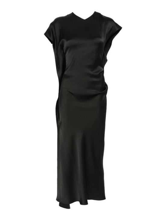 26FW 빅토리아 베컴 미디 스커트 1326WDR007380E1BLACK