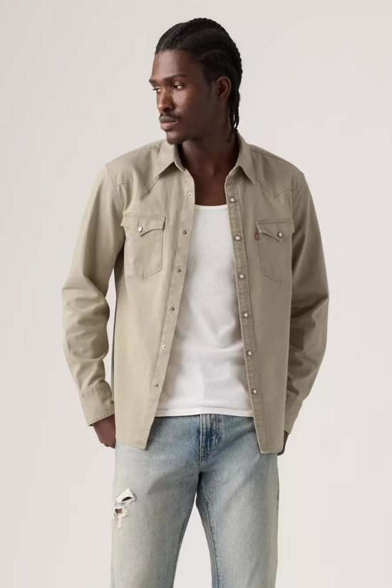  리바이스 데님 자켓 바스토우 웨스턴 스탠다드 셔츠 파리 서머스 데님 - LEVI'S