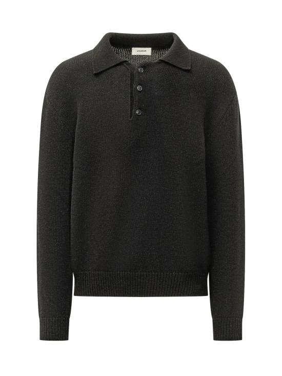26FW 어 페이퍼 폴로 티셔츠 F6PKMAPO069 110 NERO