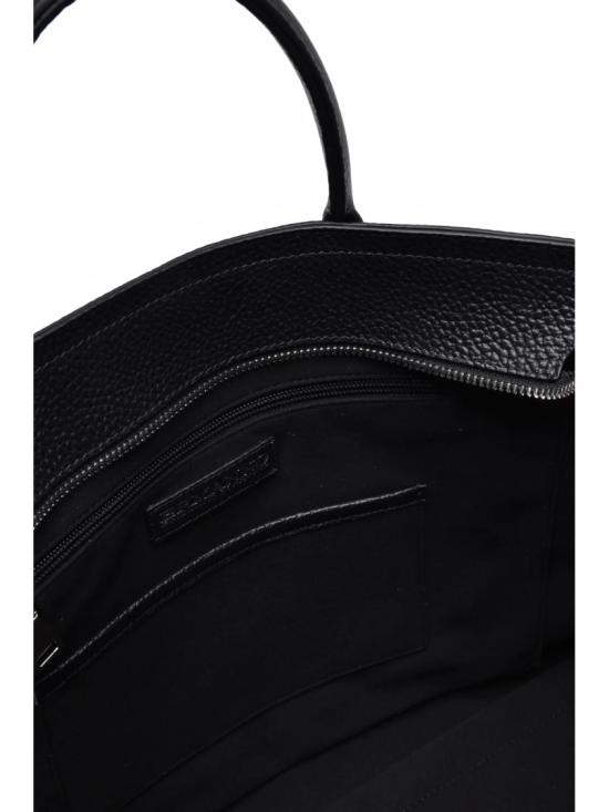 25FW 에르마노 피렌제 토트백 블랙 델리치아 탈부착식 숄더 스트랩 가죽 - ERMANNO FIRENZE