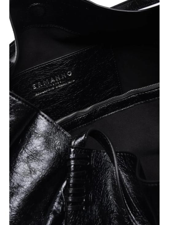 25FW 에르마노 피렌제 토트백 블랙 비비안 칸막이형 폴리우레탄 - ERMANNO FIRENZE
