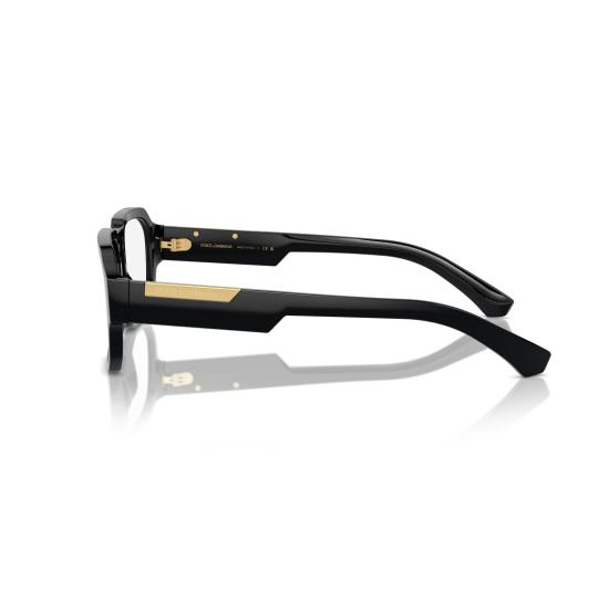 26SS 돌체앤가바나 선글라스 0Dg3389 직사각형 검정색 아세테이트 안경 - DOLCE & GABBANA