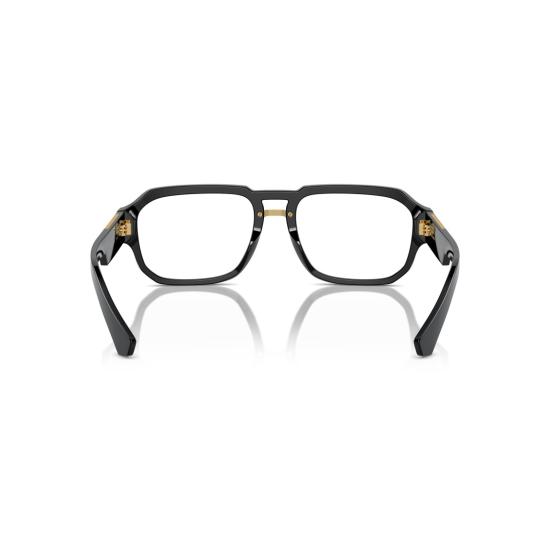 26SS 돌체앤가바나 선글라스 0Dg3389 직사각형 검정색 아세테이트 안경 - DOLCE & GABBANA
