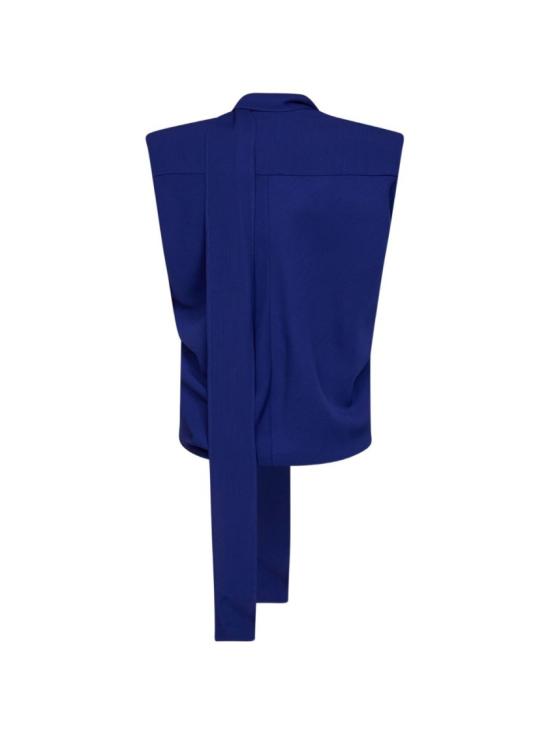 26FW 뮈글러 탑 26W1TO 0916196 6057 Blue - MUGLER