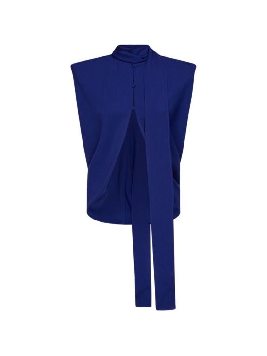 26FW 뮈글러 탑 26W1TO 0916196 6057 Blue