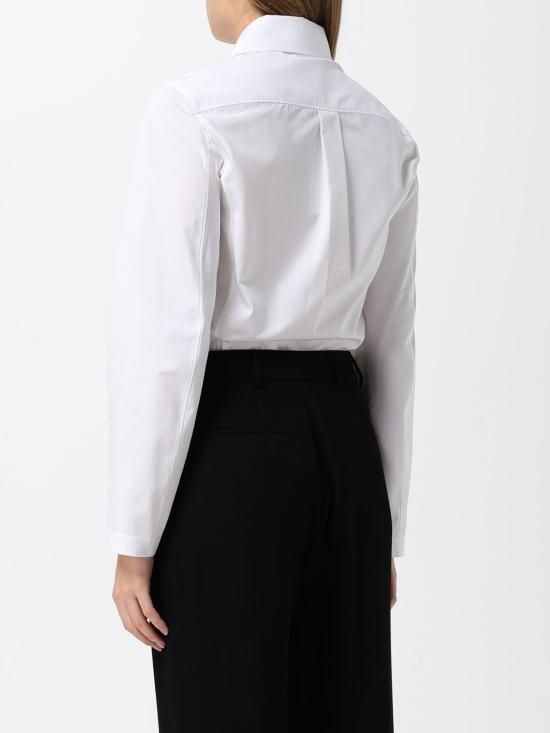 26FW 알라이아 셔츠 AA9C1030T611D 000 White - ALAIA