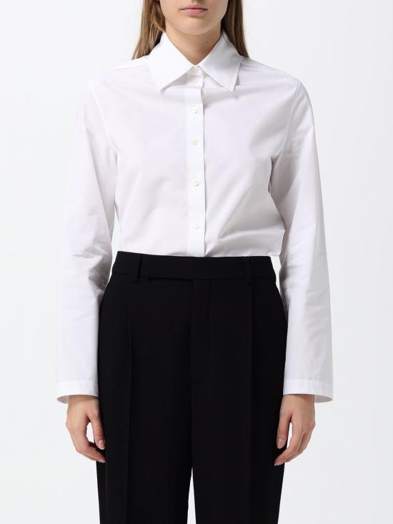 26FW 알라이아 셔츠 AA9C1030T611D 000 White