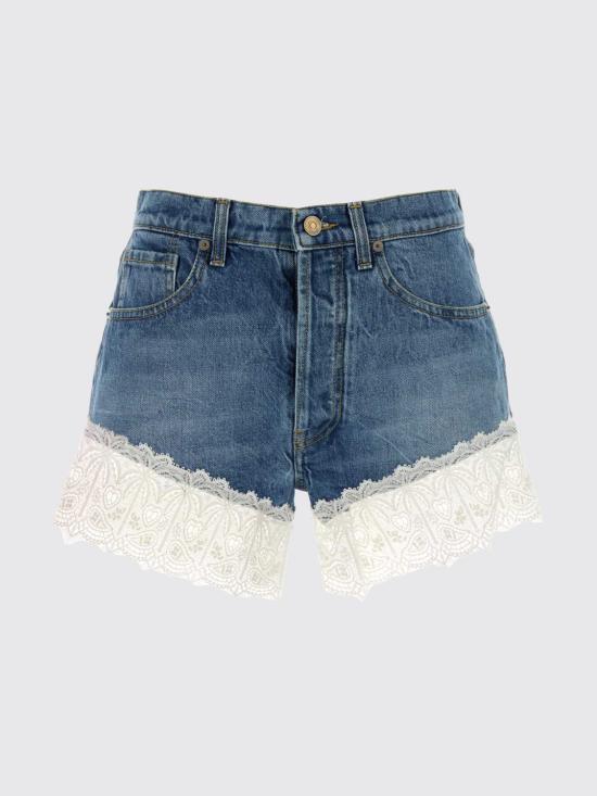 26FW 알라누이 숏팬츠 LWYC009E26DEN0024704 MEDWADE Denim - ALANUI