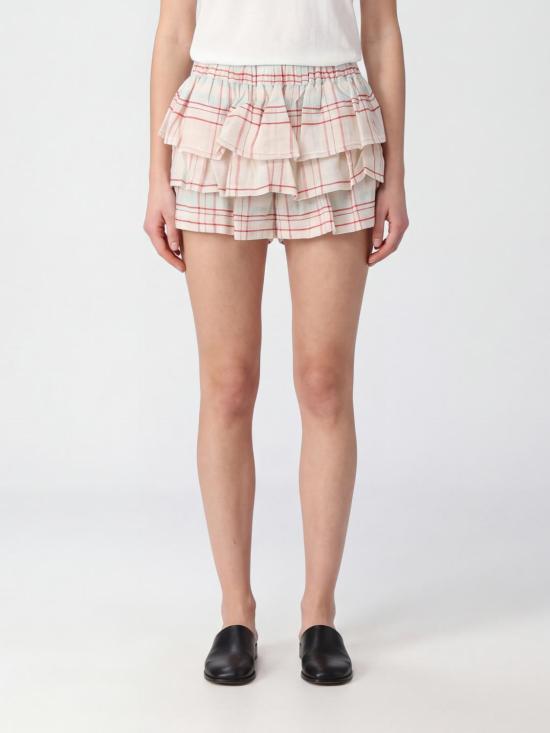 26FW 기마구아스 숏팬츠 JARDINCHEKSSHORTS White