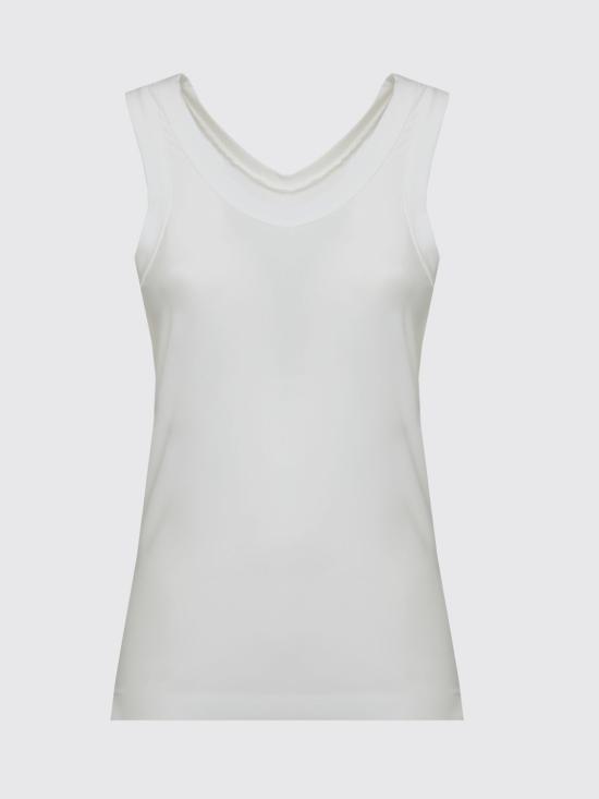 26FW 노마카말리 탑 KK4256PL219 944 White - NORMA KAMALI