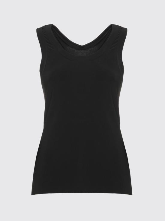 26FW 노마카말리 탑 KK2266PL219 001 Black - NORMA KAMALI