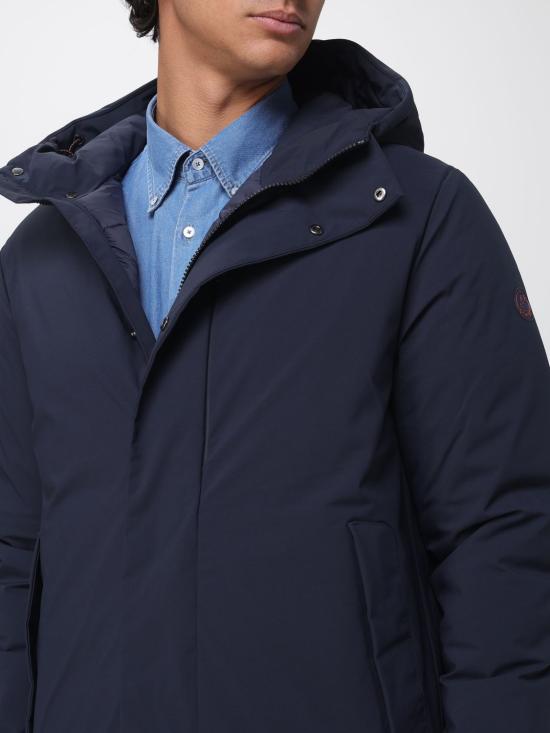 26FW 세이브더덕 코트 D31297MMATT23 90010 Blue - SAVE THE DUCK
