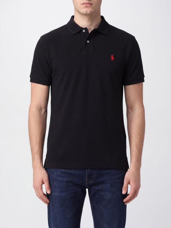 26FW 폴로 랄프로렌 폴로 티셔츠 710782592 001 Black