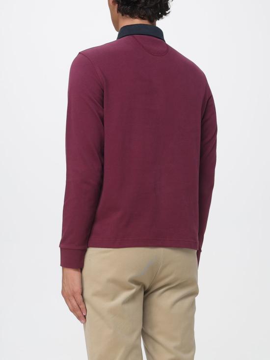 26FW 라 마티나 폴로 티셔츠 MDP020JS005 06046 Burgundy - LA MARTINA