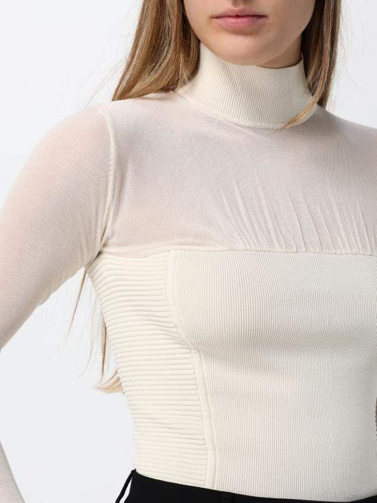 26FW 엘리자베타프랜치 탑 BK09B67E2 193 White - ELISABETTA FRANCHI