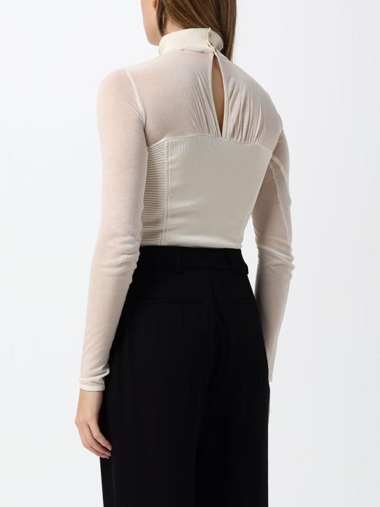 26FW 엘리자베타프랜치 탑 BK09B67E2 193 White - ELISABETTA FRANCHI
