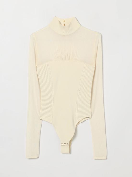 26FW 엘리자베타프랜치 탑 BK09B67E2 193 White - ELISABETTA FRANCHI