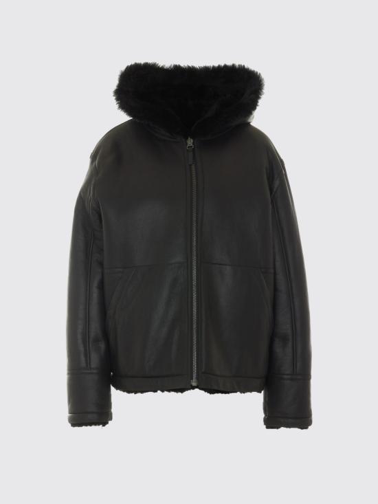 26FW 이브살로몬 코트 24WUV60368 METEC99 Black - YVES SALOMON