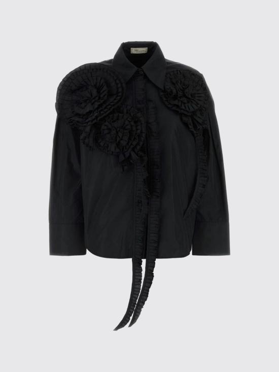 26FW 블루마린 셔츠 RF6048T88642C472A 22222 Black - BLUMARINE