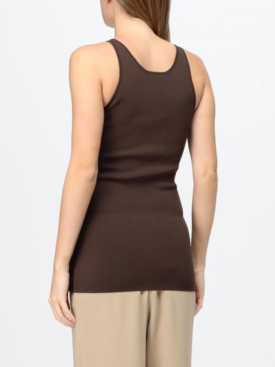 26FW 토템 탑 263WRT0832YA0187 427 Brown - TOTEME