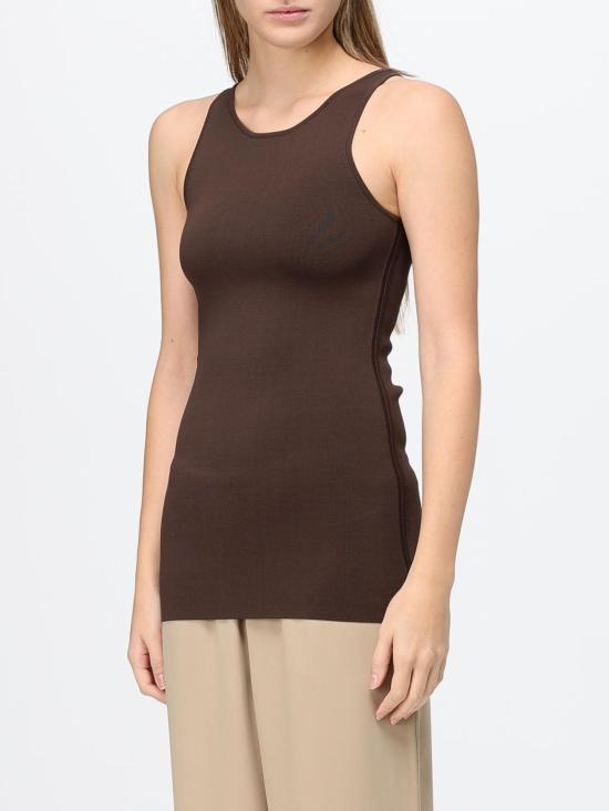 26FW 토템 탑 263WRT0832YA0187 427 Brown - TOTEME