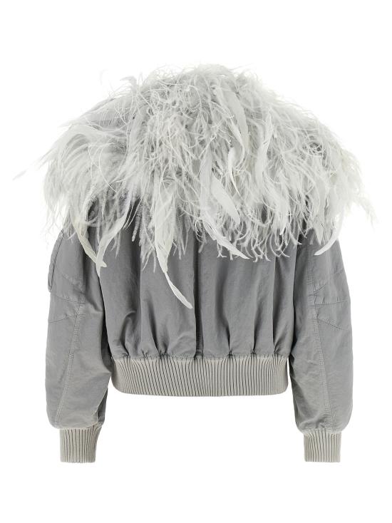 26FW 디 아티코 봄버 자켓 CAPWCB00132PAA140OD042 Gray - THE ATTICO