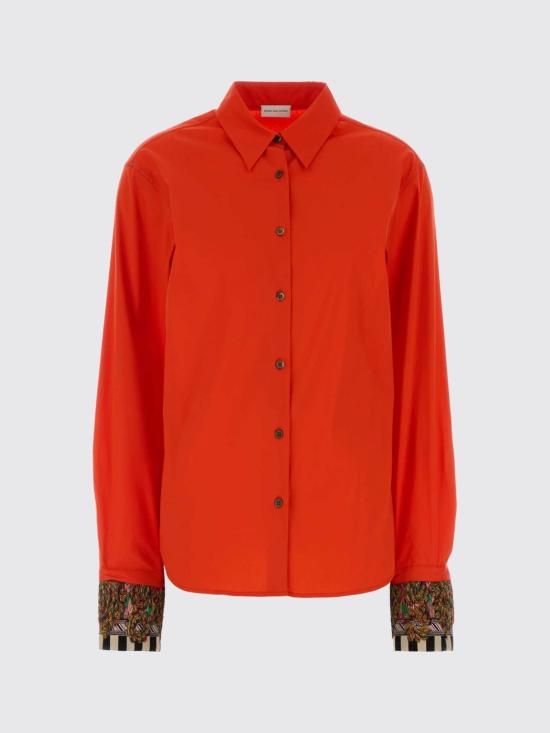 26FW 드리스 반 노튼 셔츠 2620107414316 353 Orange - DRIES VAN NOTEN