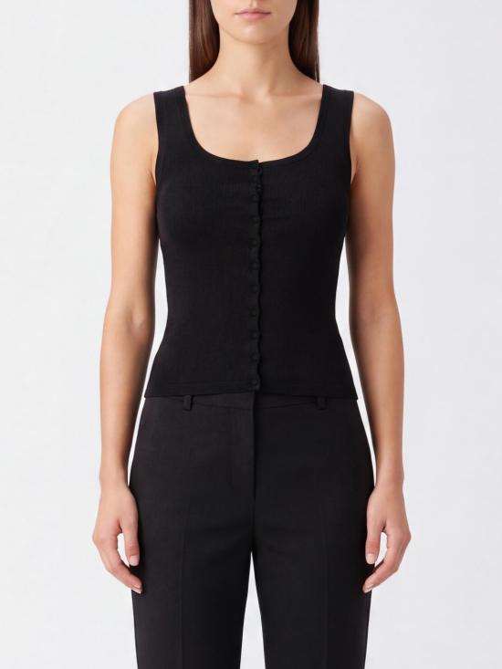 26FW 기마구아스 탑 OSCARTOP Black