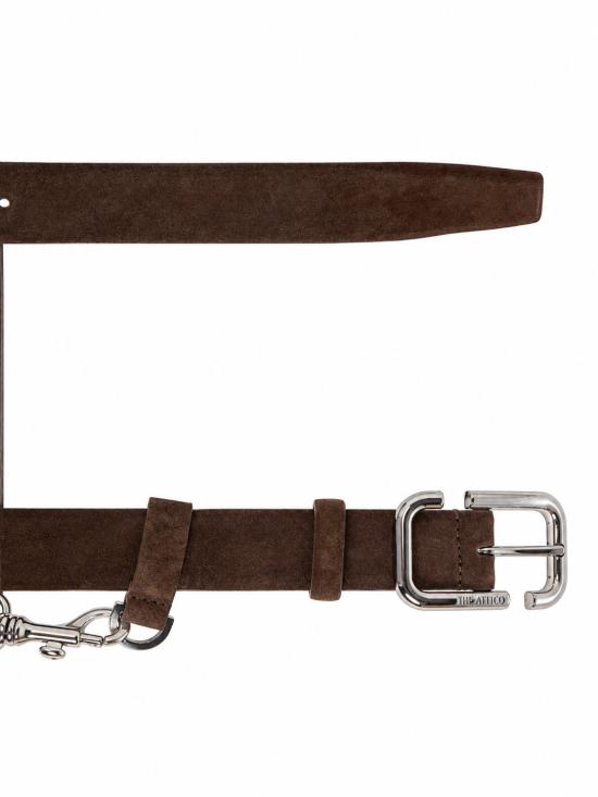 26FW 디 아티코 레귤러 벨트 261WKE00031LBT007AA 204 DARK BROWN - THE ATTICO