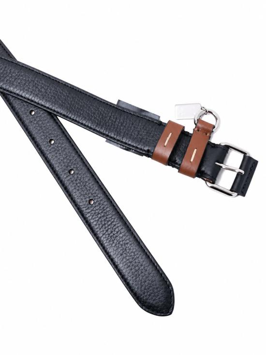 26FW 마르지엘라 가죽 벨트 SA1TP0018P7268 HA755 BLACK CHESTNUT - MAISON MARGIELA