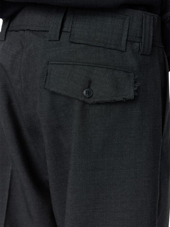 26FW 엠에프펜 팬츠 M326024DARK GREY DRY WOOL Black - MFPEN