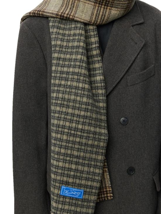 26FW 엠에프펜 머플러/스카프 A326013DOUBLE FACED VINTAGE CHECK Brown