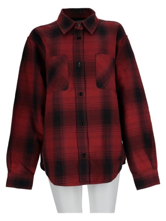 26FW 아워레가시 탑 W4262WBC BISONCHECKRANCHCOTTON Black
