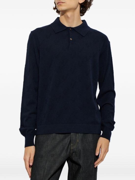 26FW 자크뮈스 폴로 티셔츠 POM00627 AK00349 390 Blue - JACQUEMUS
